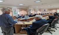 صدو یکمین جلسه کتابخوانی با حضور همکاران شبکه و مرکز بهداشت به مناسبت هفته سلامت